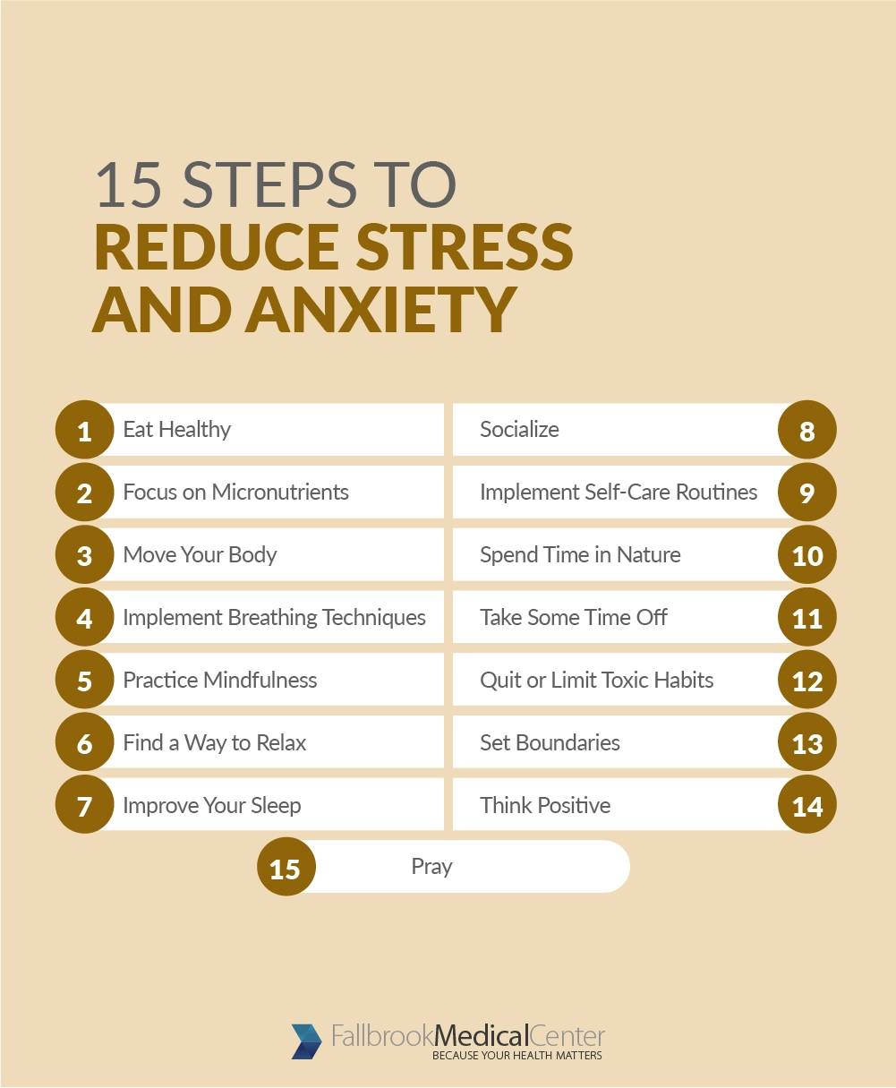 Stress relief for anxiety